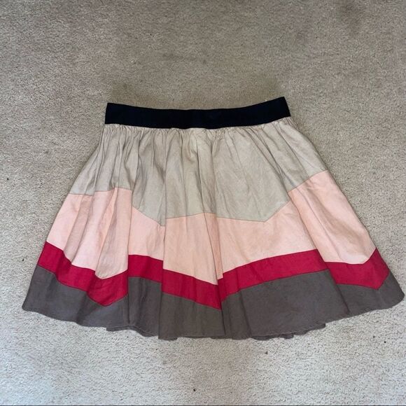 NWOT Lux by Urban Outfitters canvas/linen circle skirt size small - Picture 5 of 5